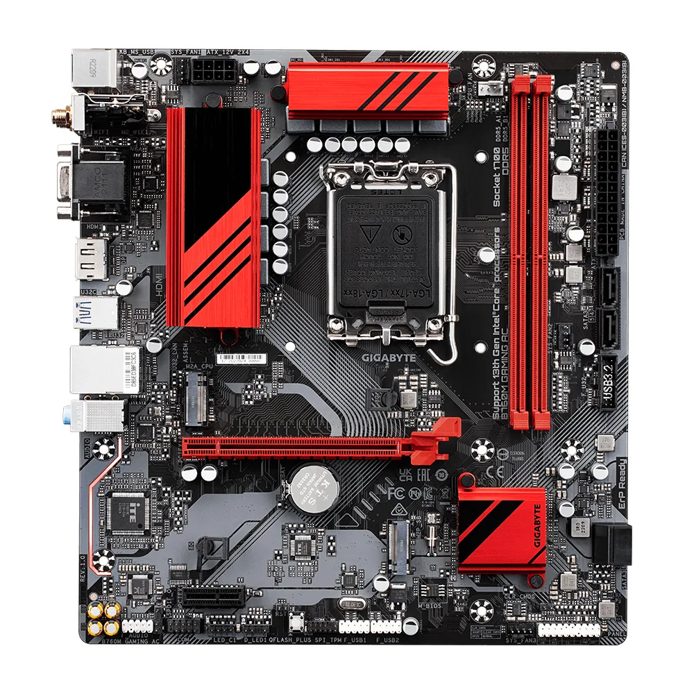 مادربرد گیگابایت مدل B760M GAMING AC rev. 1.x