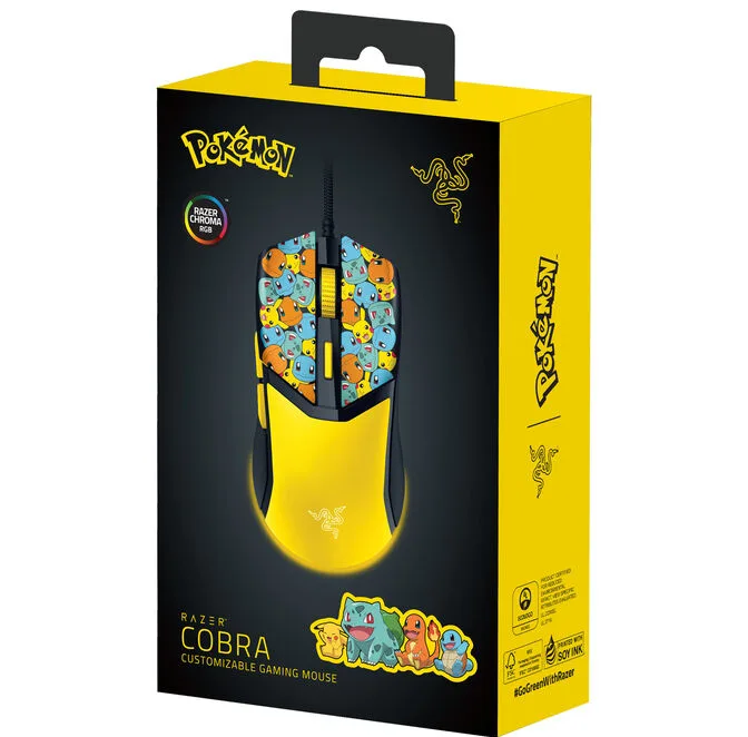 ماوس باسیم مخصوص بازی ریزر مدل Cobra Pokémon Edition