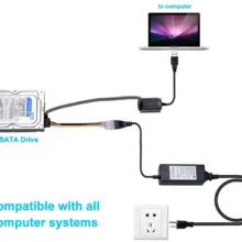 مبدل SATA و IDE به USB 2.0 مدل 52x