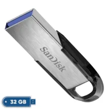 فلش مموری سن دیسک مدل CZ73 ظرفیت 32 گیگابایت با بدنه فلزی، رابط USB 3.0 و سرعت انتقال 150 مگابایت بر ثانیه، سازگار با ویندوز و مک و مناسب موبایل، تبلت، لپ‌تاپ و تلویزیون