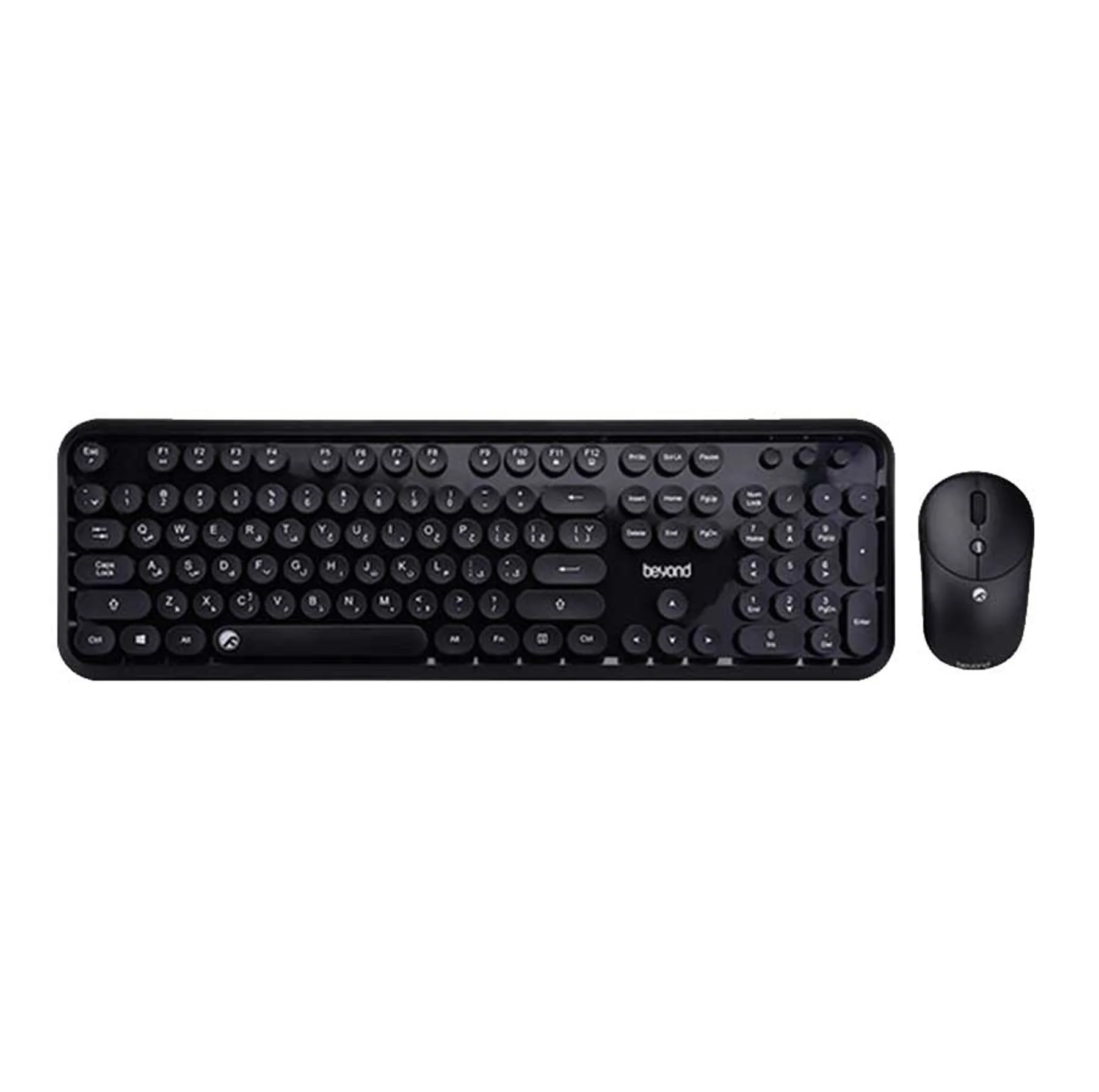 کیبورد و ماوس بی سیم بیاند مدل BMK-8101RF، سوییچ ممبران، Full-Size