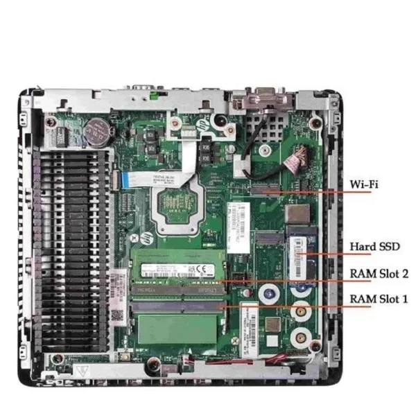 کامپیوتر کوچک اچ پی مدل HP T630 با پردازنده Quad Core AMD GX-420GI حافظه SSD با ظرفیت 128 گیگابایت رم DDR4 با ظرفیت هشت گیگابایت پردازنده گرافیکی AMD
