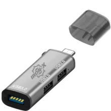 هاب 3 پورت USB 3.0 آیرون ایکس مدل TYPEC HUB300