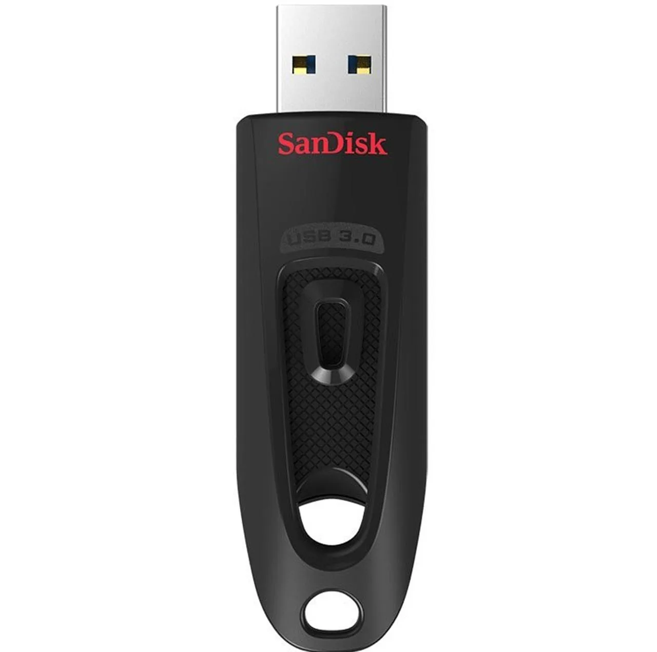 فلش مموری سن دیسک مدل CZ48 ظرفیت 64 گیگابایت با رابط USB 3.0، طراحی کشویی بدون درپوش، سرعت خواندن تا 100 مگابایت بر ثانیه و قابلیت رمزنگاری