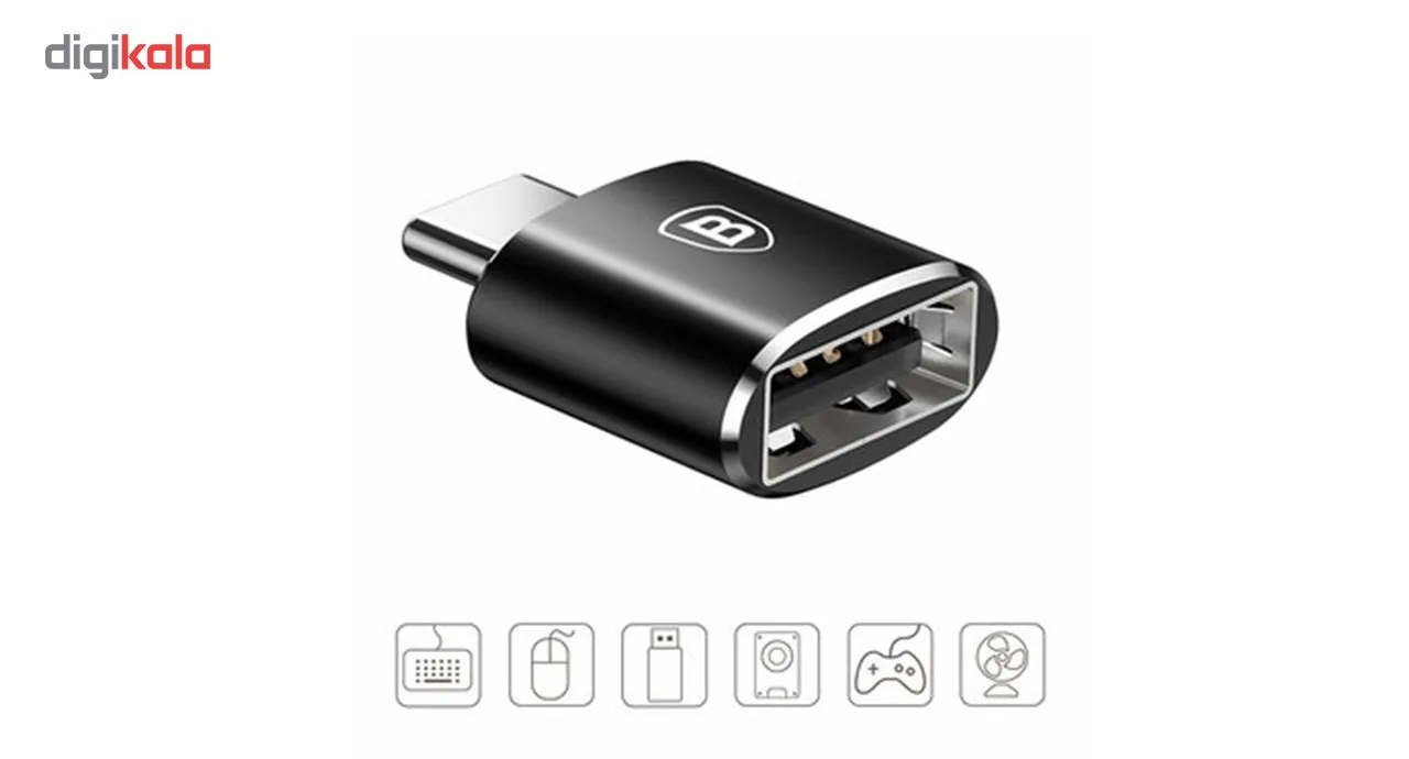 مبدل USB به USB Type-C باسئوس مدل Catotg-01