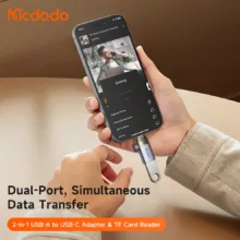 مبدل USB-A / Micro SD به USB-C مک دودو مدل OT-7600