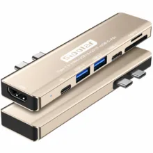 هاب 7 پورت USB-C سیپولار مدل 2Type-C in Mac-HDMI