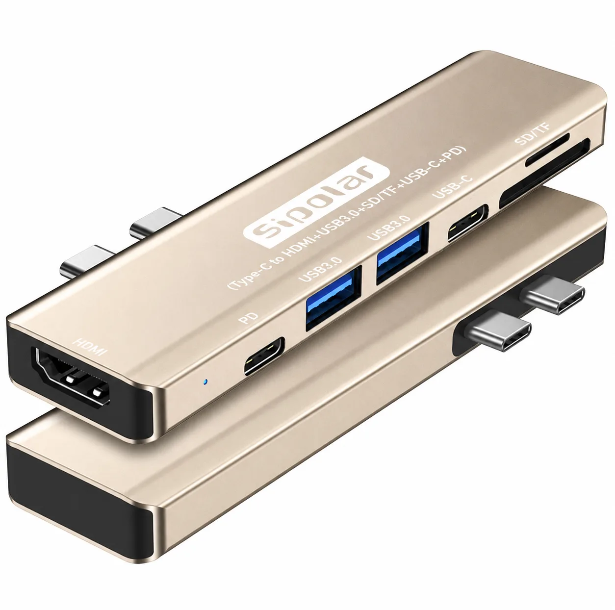 هاب 7 پورت USB-C سیپولار مدل 2Type-C in Mac-HDMI