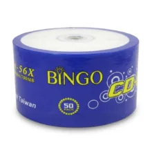 سی دی خام بینگو مدل CD-R بسته 50 عددی