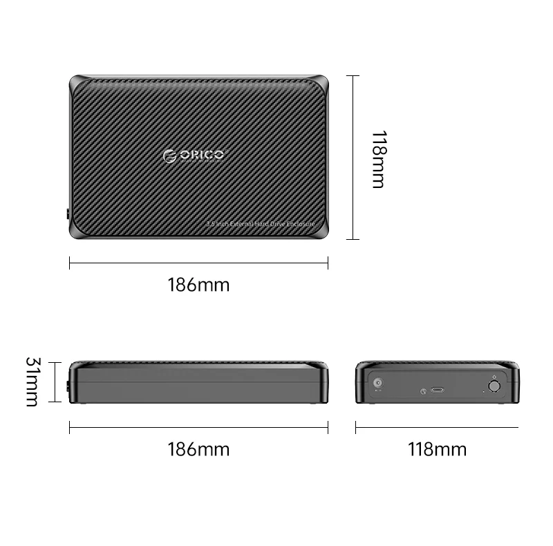 قاب هارد 3.5 اینچی USB 3.0 اوریکو مدل DDW35-C3