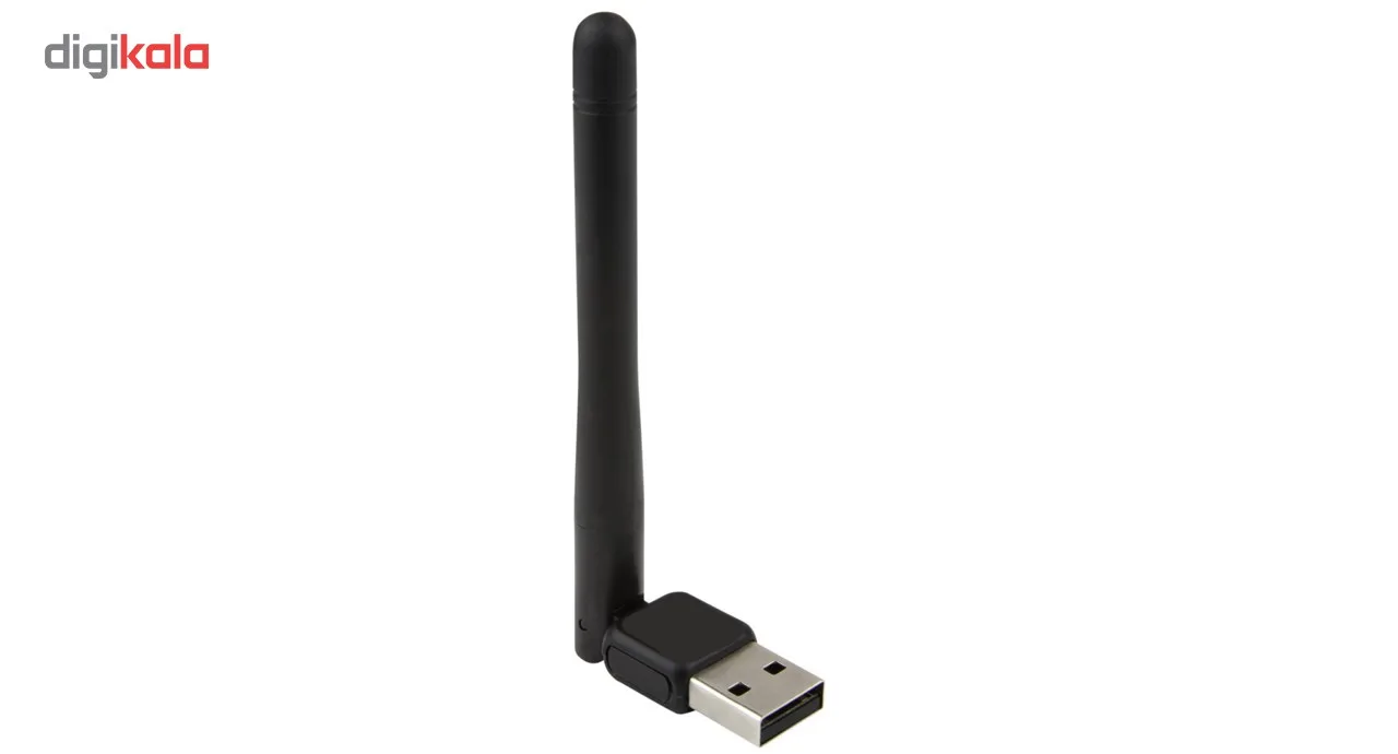 کارت شبکه usb بی سیم مدل 300Mbps آنتن کوتاه