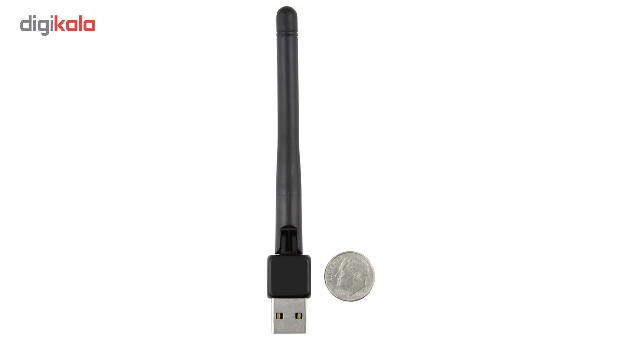 کارت شبکه usb بی سیم مدل 300Mbps آنتن کوتاه