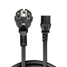 کابل برق سه پین منبع تغذیه کامپیوتر فرانت مدل FN-PPCB18 IEC C13 طول 1.8 متر