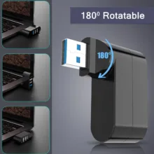 هاب 4 پورت آی ریور مدل RotoPro USB3.0