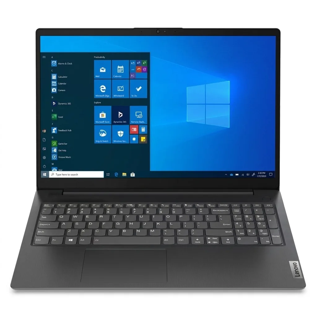 لپ‌تاپ لنوو مدل V15 G2 IJL با پردازنده Celeron N4500، رم DDR4 16GB با فرکانس 2933MHz، حافظه SSD با ظرفیت 256GB، نمایشگر 15.6 اینچ TN