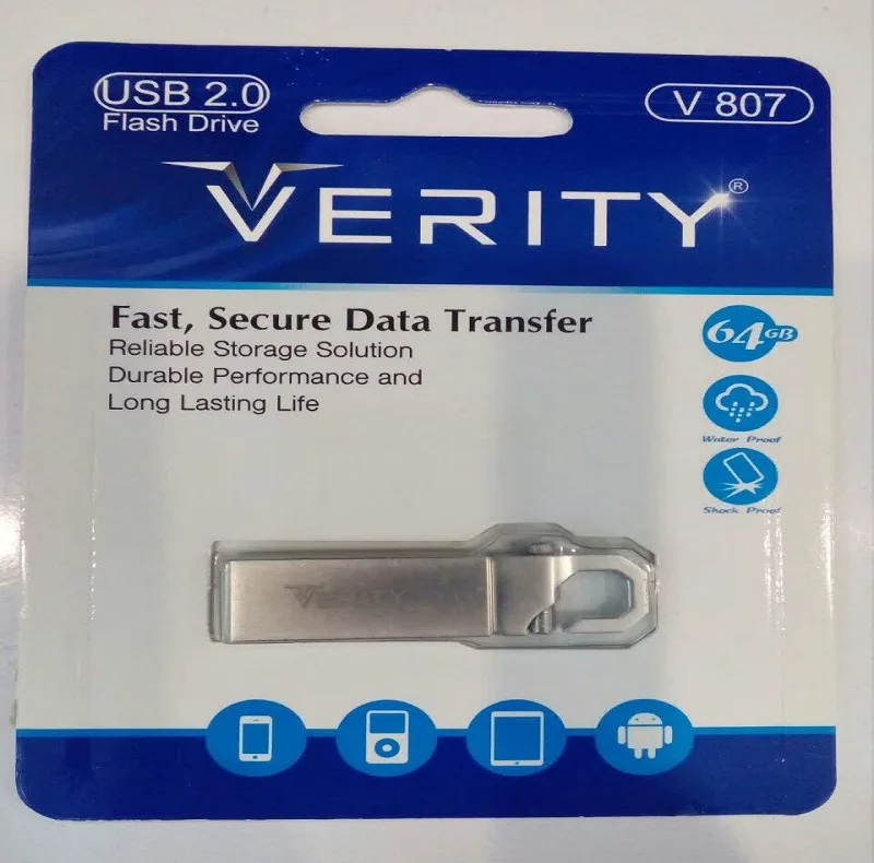 فلش مموری وریتی مدل V807 ظرفیت 64 گیگابایت