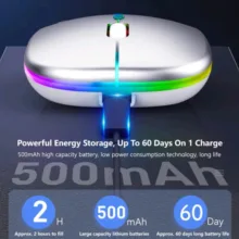 ماوس بی سیم مدل Silent RGB