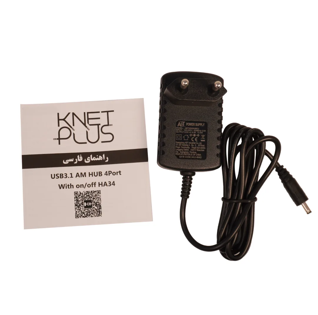 هاب 4 پورت USB 3.1 کی نت پلاس مدل KP-HA34