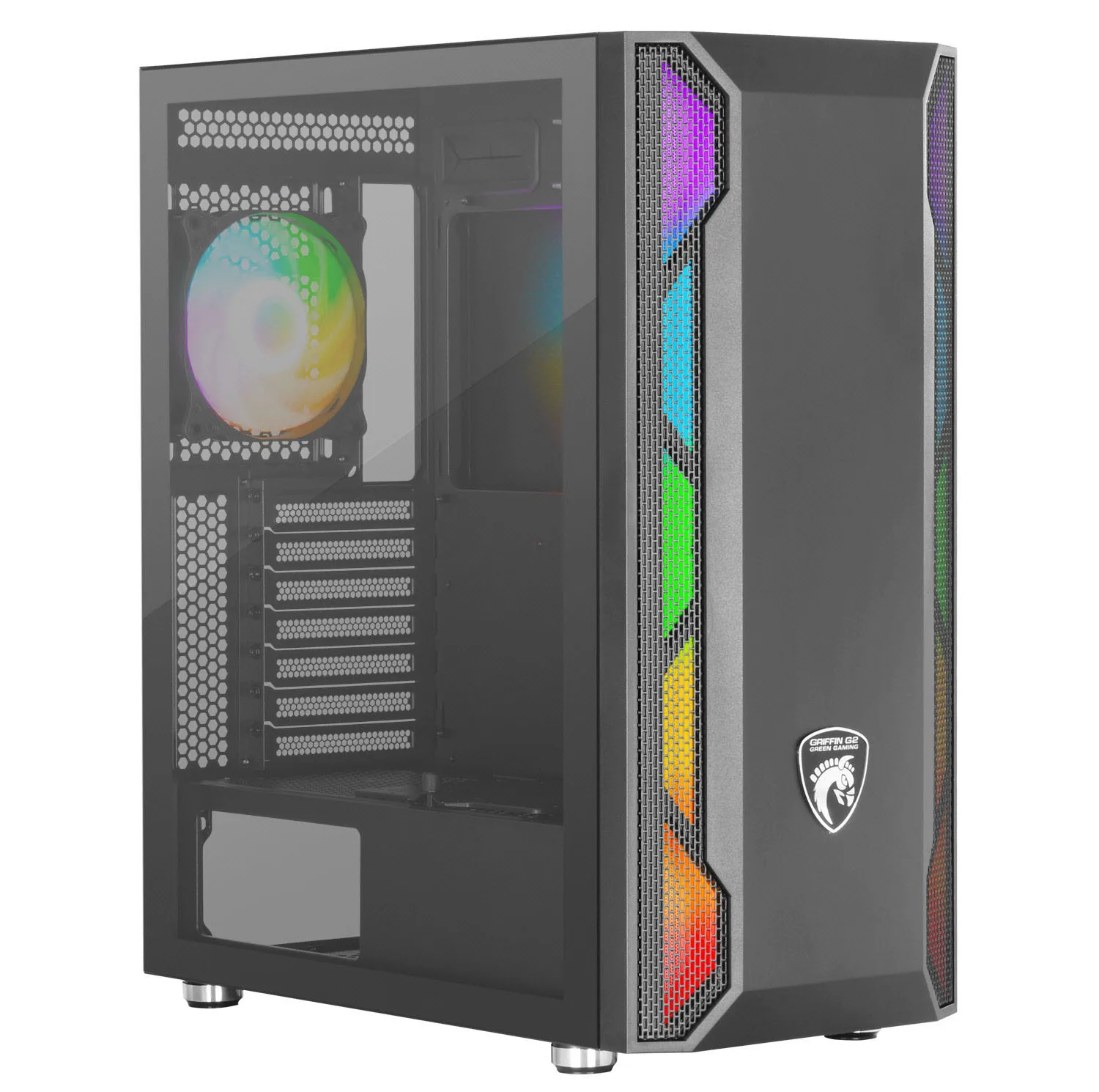 کیس کامپیوتر گیمینگ گرین مدل G2