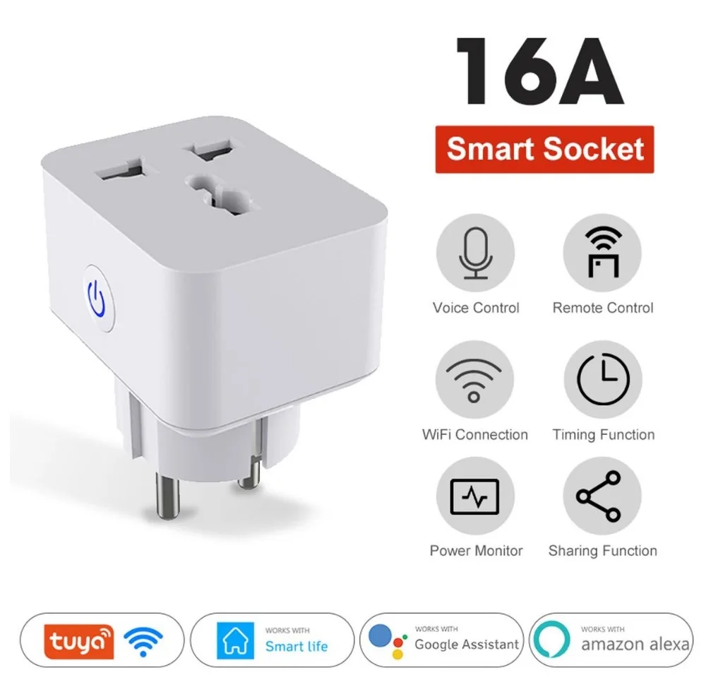 پریز برق  هوشمند مدل  Smart Wifi Plug Universal