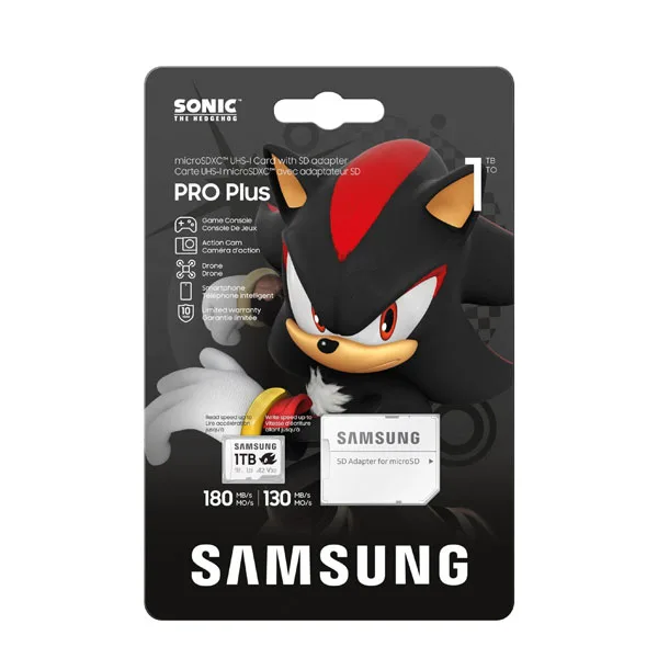 کارت حافظه microSDXC سامسونگ  مدل PRO PLUS کلاس A2 استاندارد UHS-U3 سرعت 180MBps ظرفیت1 ترابایت به همراه آداپتور SD