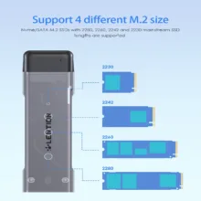 قاب هارد دیسک لنشن مدل SSD M.2 NVMe کد C9Elite-GRY
