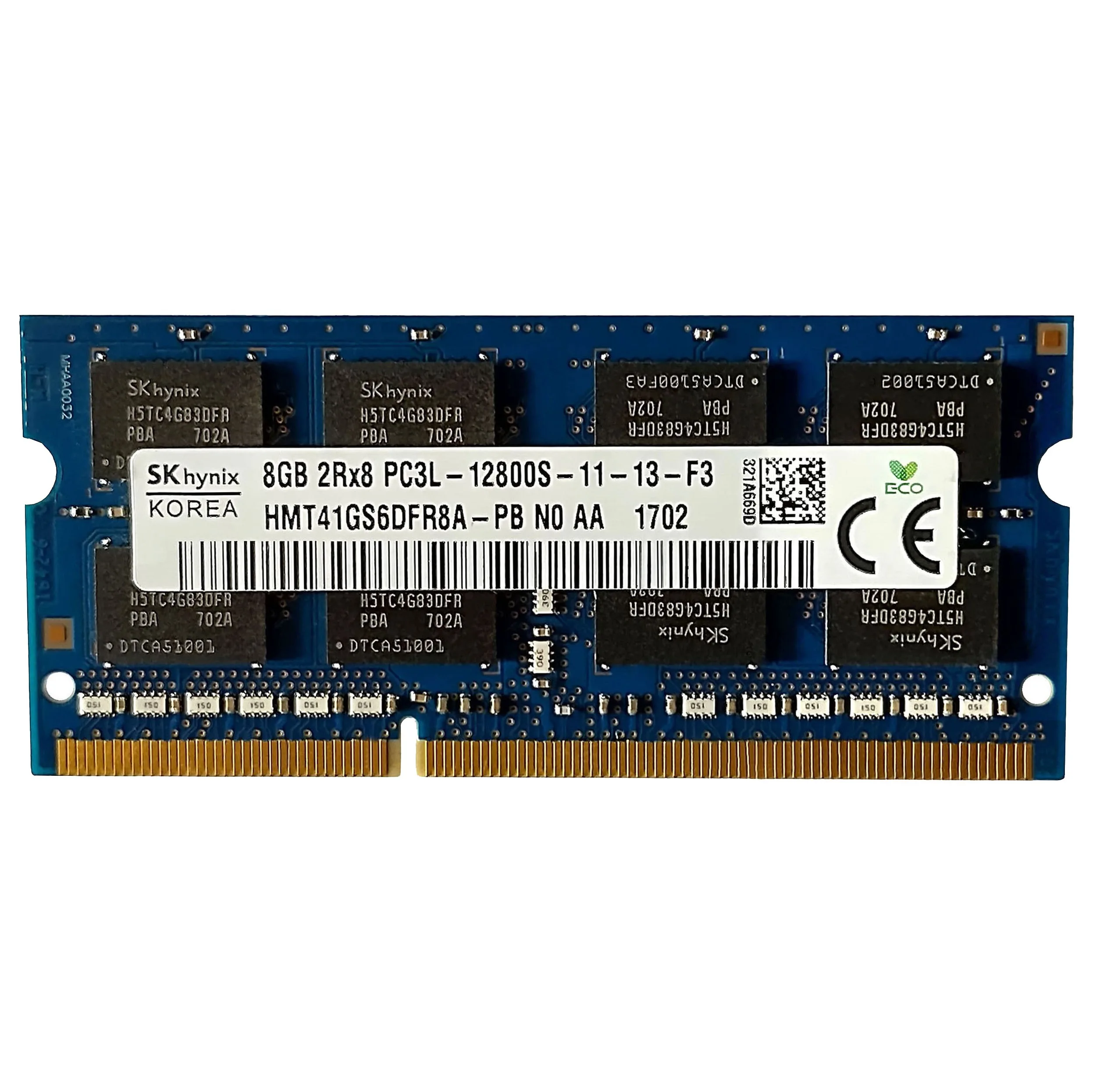رم لپ تاپ DDR3 تک کاناله 1600 مگاهرتز CL11 اس کی هاینیکس مدل PC3L-12800 ظرفیت 8 گیگابایت