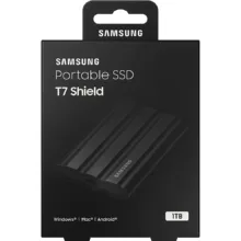 اس اس دی اکسترنال سامسونگ مدل T7 SHIELD ظرفیت 1 ترابایت رابط USB 3.2 Gen2