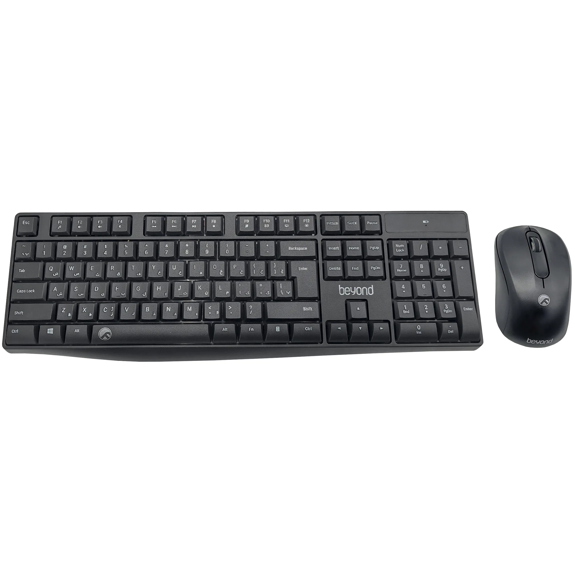 کیبورد و ماوس بی سیم بیاند مدل BMK-5110RF، سوییچ ممبران، Full-Size