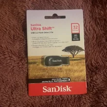 فلش مموری سن دیسک مدل Ultra Shift ظرفیت 32 گیگابایت با رابط USB 3.2 بسته 5 عددی
