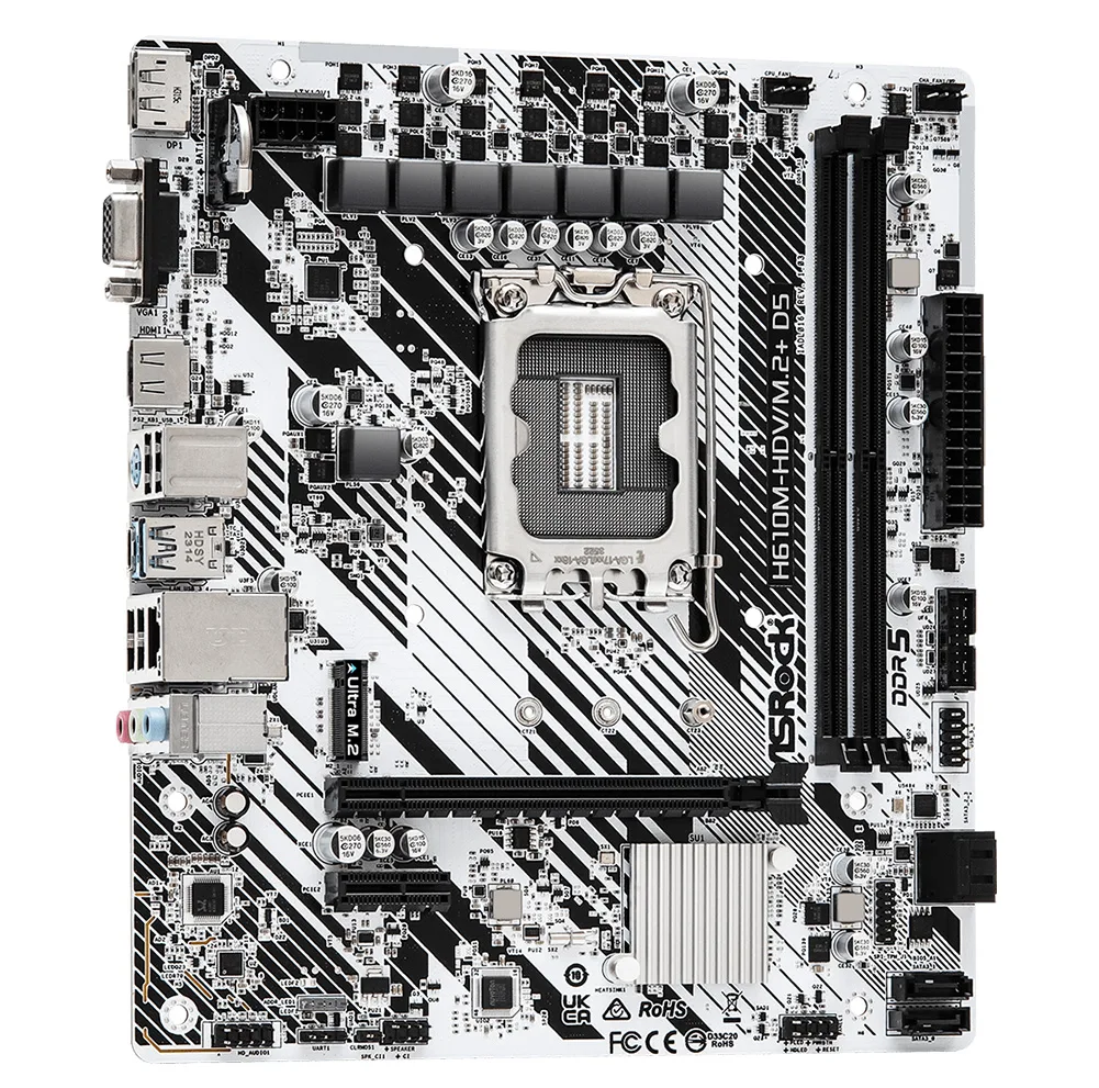 مادربرد ازراک مدل H610M-HDV/M.2 Plus D5
