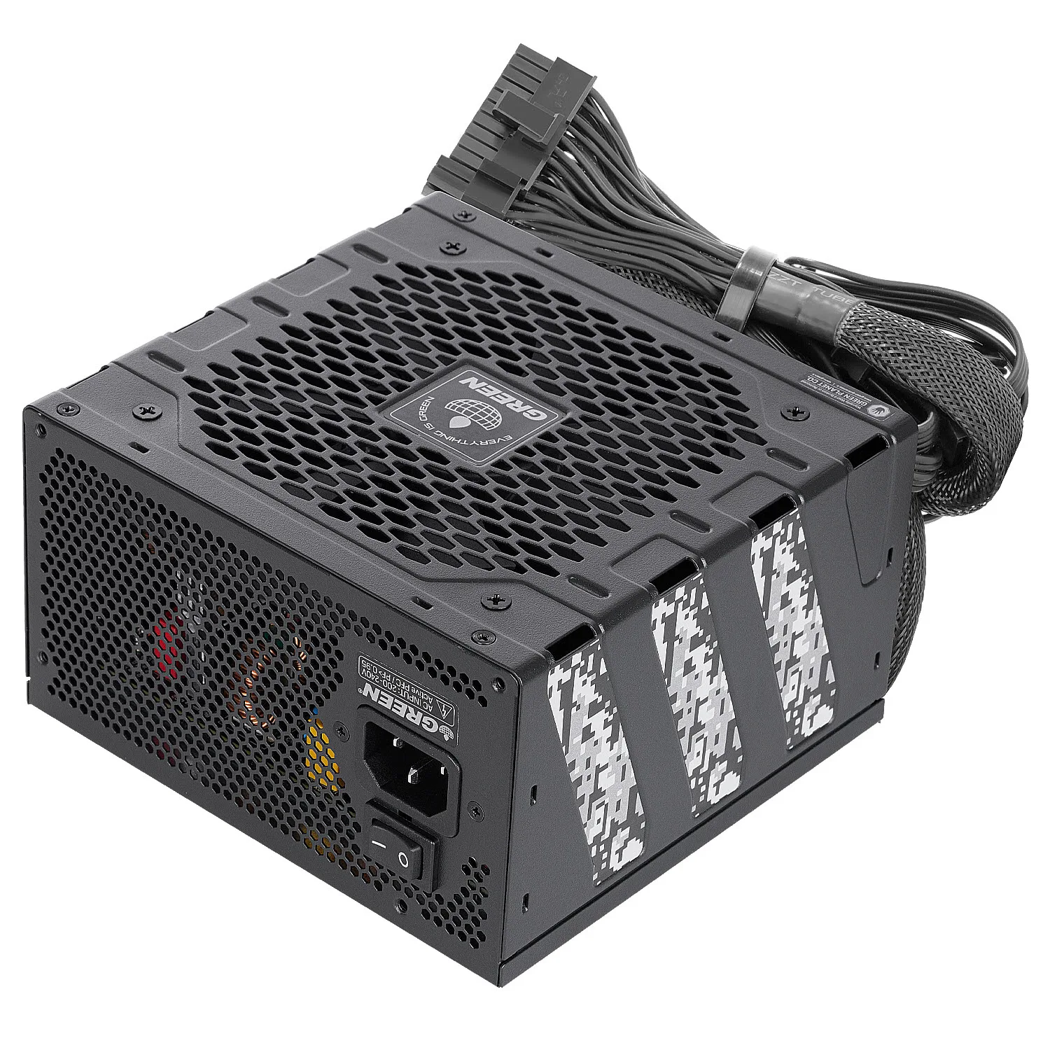 منبع تغذیه کامپیوتر 800W وات گرین مدل GP800A-GED V3.1 (ATX 3.1)