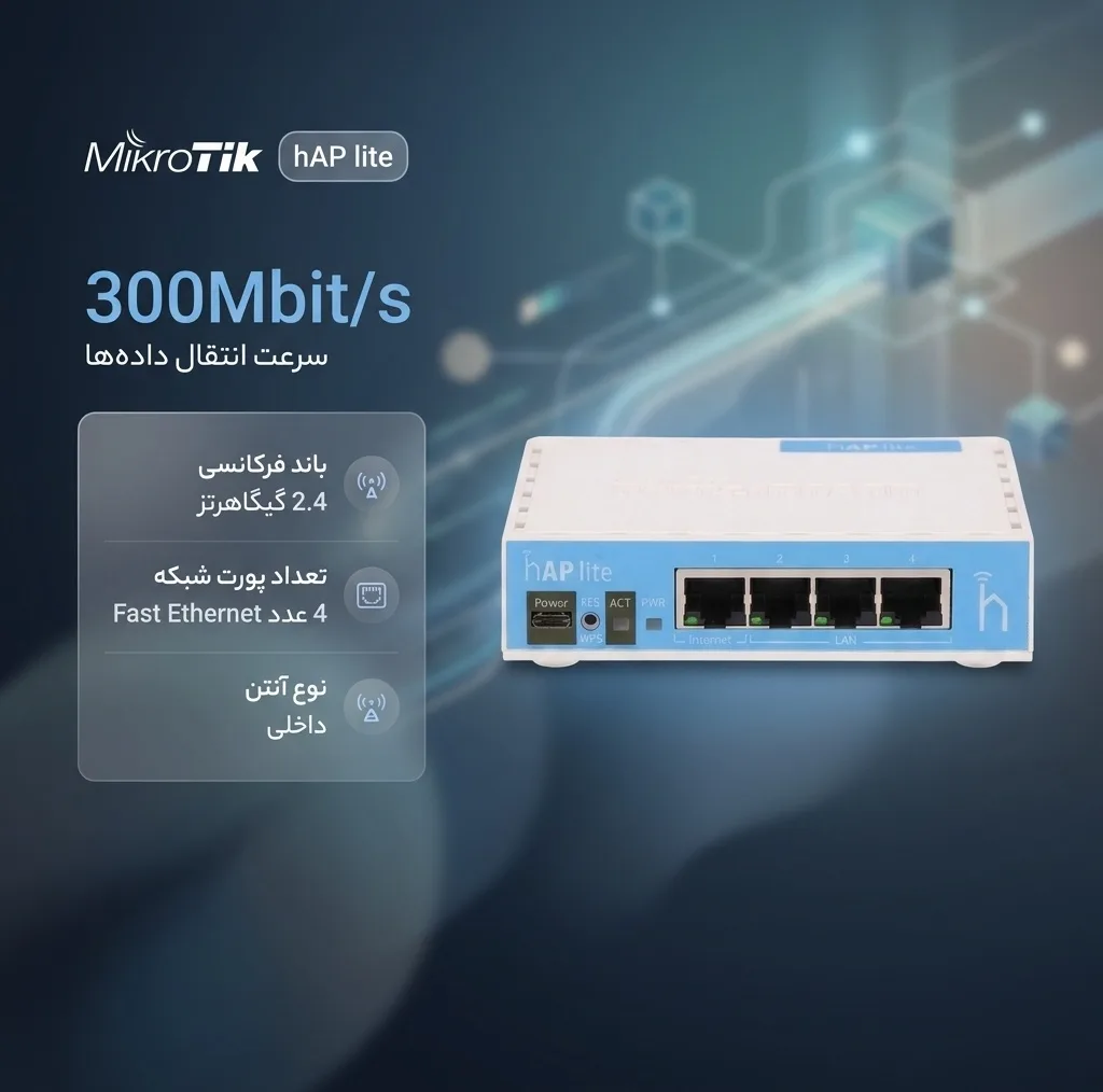روتر میکروتیک مدل hAP lite