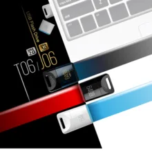 فلش مموری سیلیکون پاور مدل Touch T06 ظرفیت 32 گیگابایت، سازگار با ویندوز و مک، ابعاد کوچک و وزن 3.6 گرم