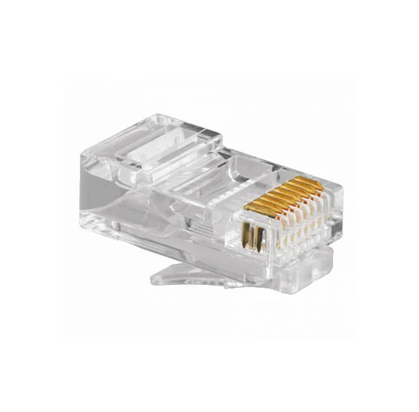 سوکت شبکه امپ مدل Cat6 بسته 100 عددی