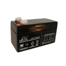باتری UPS با ولتاژ 12 ولت و شدت جریان 1.3 آمپرساعت لئوچ مدل LP12-1.3(12V1.3AH)
