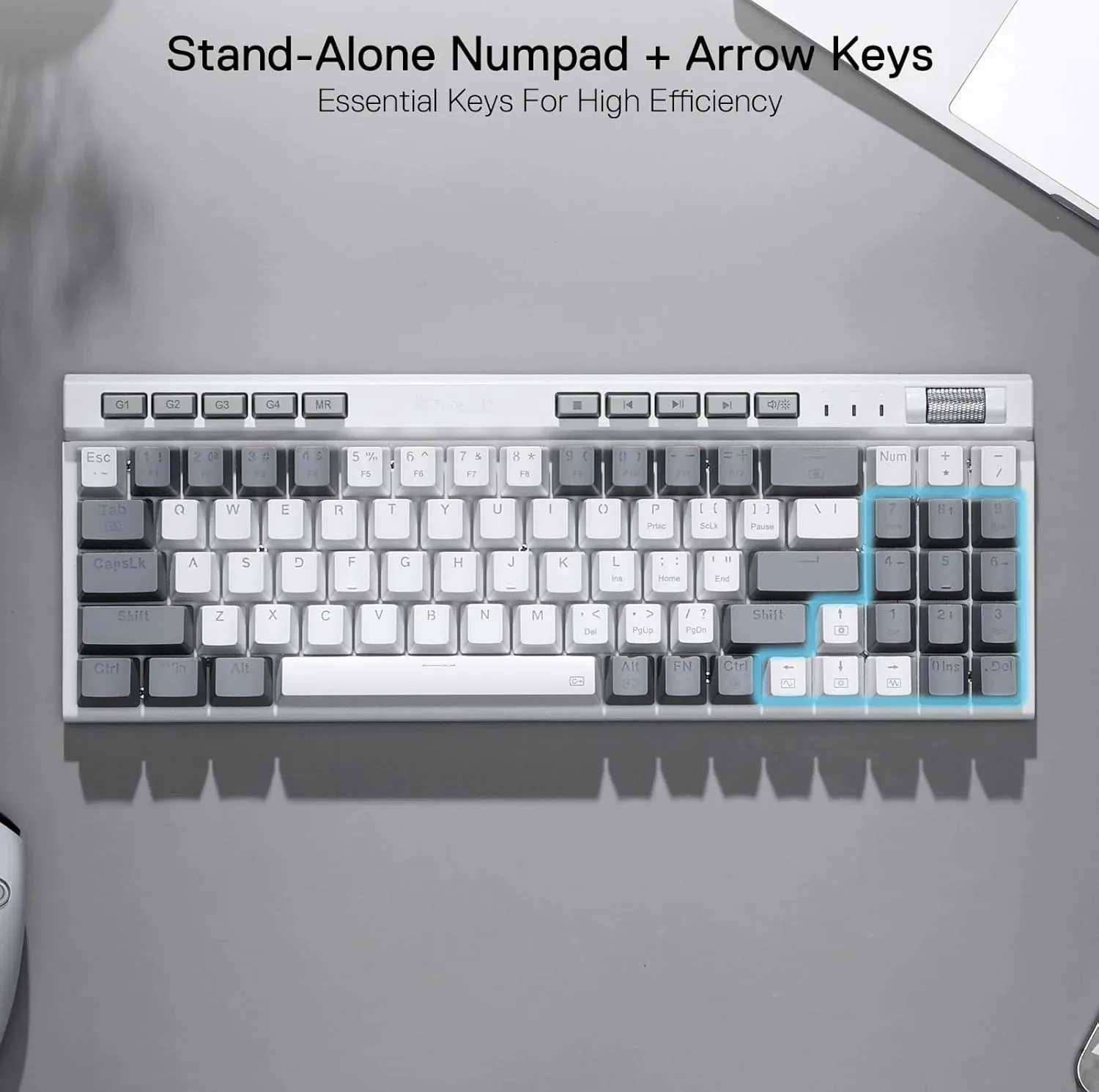 کیبورد مخصوص بازی ردراگون مدل K655 MAGIC WAND SE RGB RED SWITCH