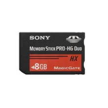 کارت حافظه Stick pro duo سونی مدل HX کلاس 4 استاندارد HG سرعت 20MB/S ظرفیت 8 گیگابایت
