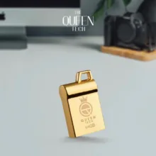 فلش مموری کوئین تک Marvel ظرفیت 64 گیگابایت، رابط USB 2.0، بدنه فلزی مقاوم ضد آب و ضد شوک، طراحی فشرده و بند دار، سرعت انتقال 30 مگابایت بر ثانیه، سازگار با کامپیوتر، لپ‌تاپ، تبلت و گوشی موبایل