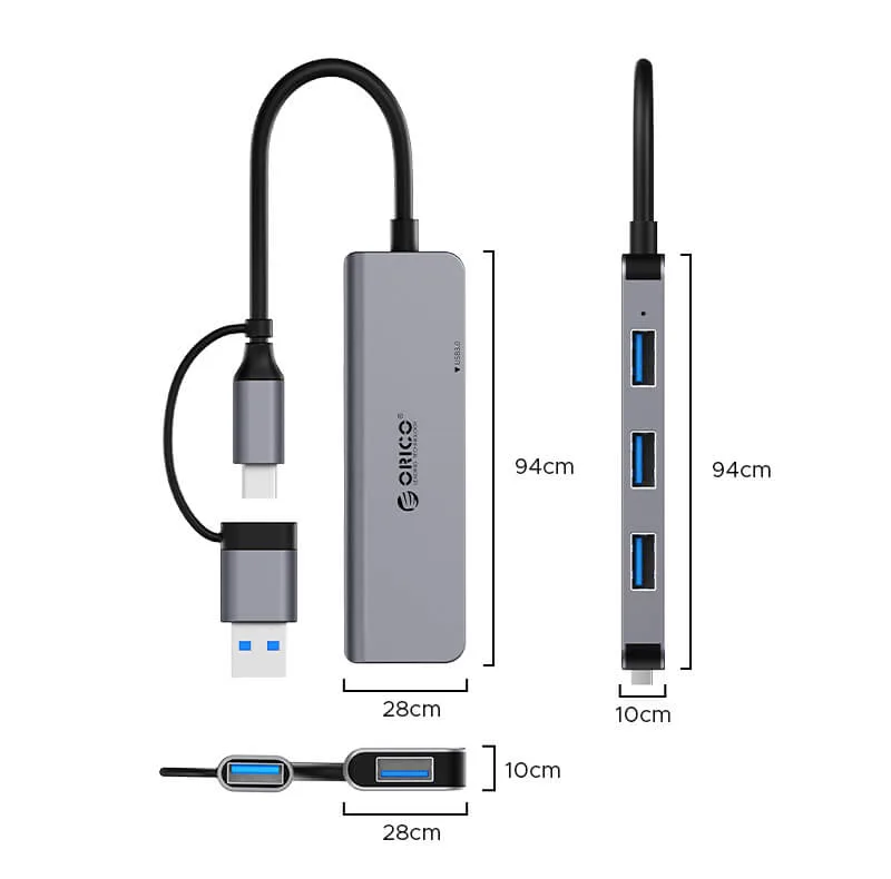 هاب 4 پورت USB3.0 اوریکو مدل YSA5-U3