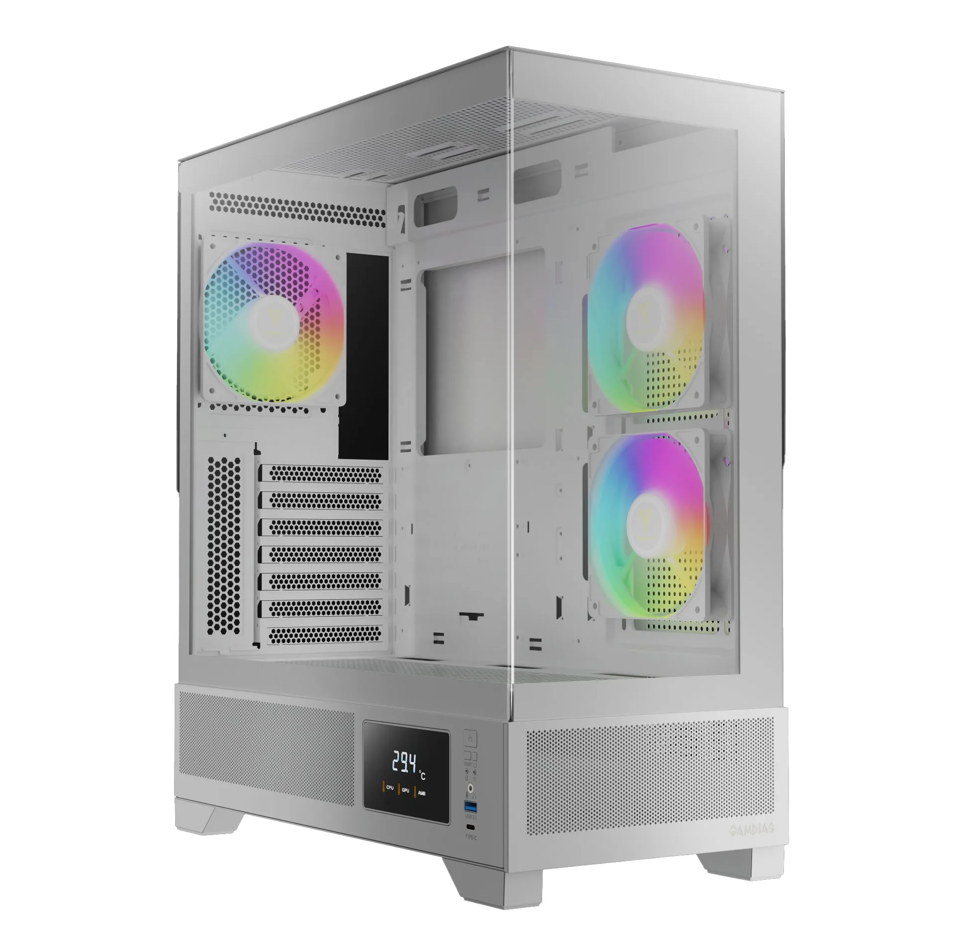 کیس کامپیوتر گیم دیاس مدل ATLAS M1 WH
