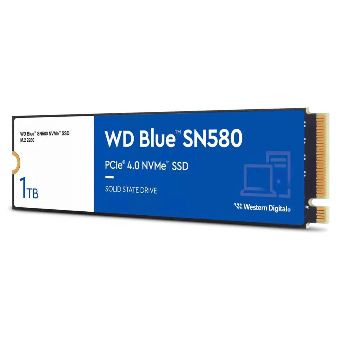 اس اس دی اینترنال PCIe Gen4 x4 وسترن دیجیتال مدل WD Blue SN580 NVMe  ظرفیت 1 ترابایت