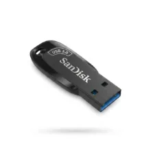 فلش مموری 64 گیگابایت سن دیسک مدل ULTRA SHIFT CZ410 با رابط USB 3.1، سرعت خواندن 100 مگابایت بر ثانیه، نرم‌افزار امنیتی SanDisk SecureAccess و بازیابی فایل RESCUEPRO Deluxe، مناسب ضبط خودرو و تلویزیون