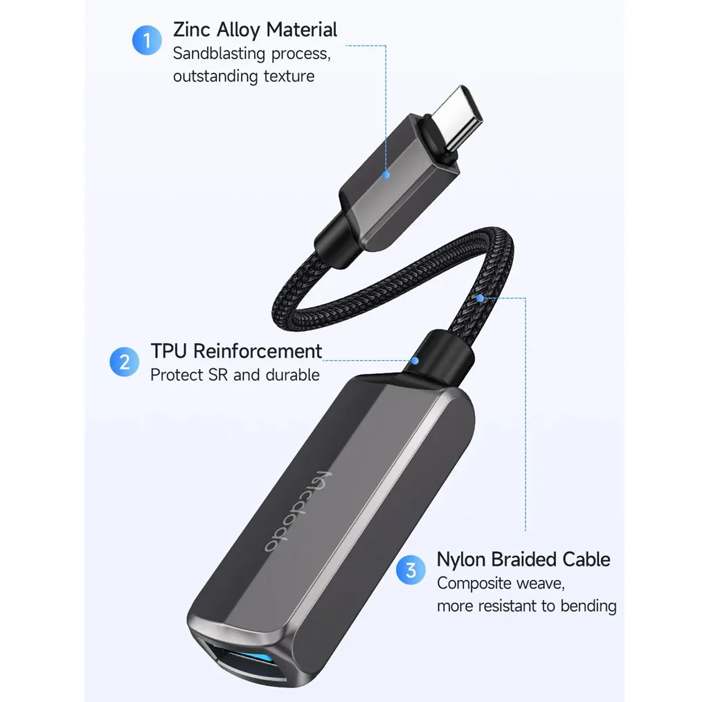 مبدل USB-C به USB مک دودو مدل CA-283