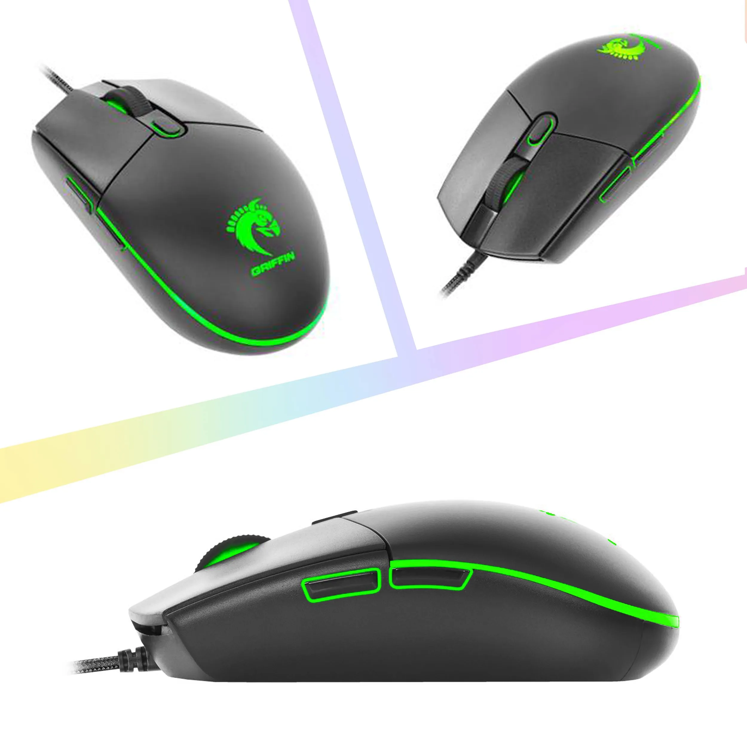 ماوس مخصوص بازی گرین مدل GM603-RGB