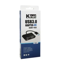 تبدیل USB 3.0 به HDMI کی نت مدل K-COUA30HV
