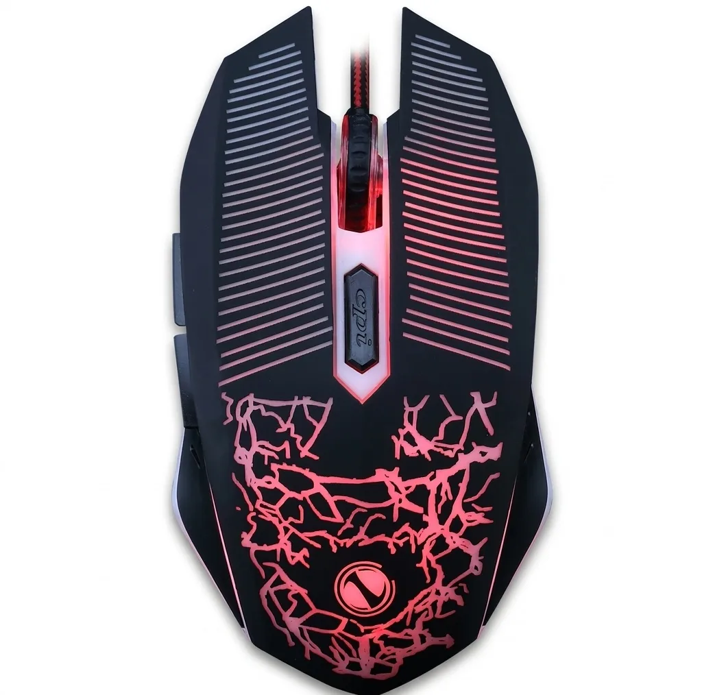 موس مخصوص بازی لایماید مدل RGB-V6 کد GAMING-2024