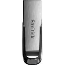 فلش مموری سن دیسک Ultra Flair CZ73 ظرفیت 64 گیگابایت با رابط USB 3.0 و بدنه فلزی مقاوم، سرعت انتقال 150 مگابایت بر ثانیه و سازگار با انواع سیستم‌عامل‌ها و دستگاه‌ها