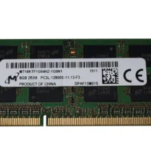 رم لپتاپ میکرون DDR3L ظرفیت 8 گیگابایت فرکانس 1600 مگاهرتز مدل 1600 PC3L 12800S تک ماژول