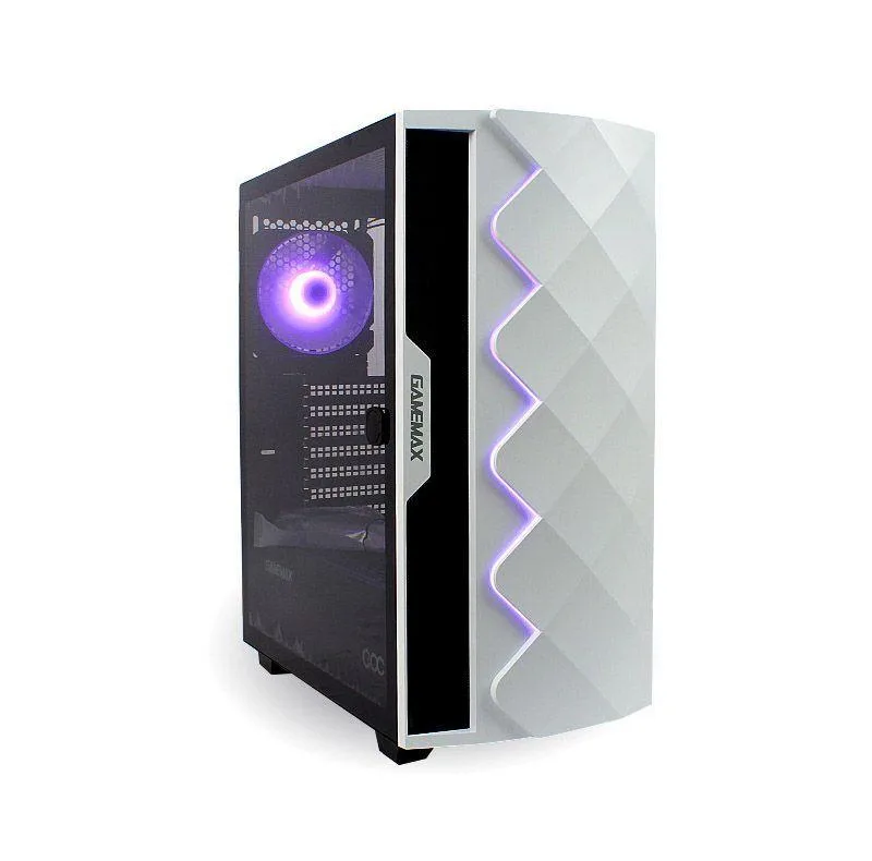 کامپیوتر دسکتاپ گیم مکس مدل Diamond White-GAMING-Animation